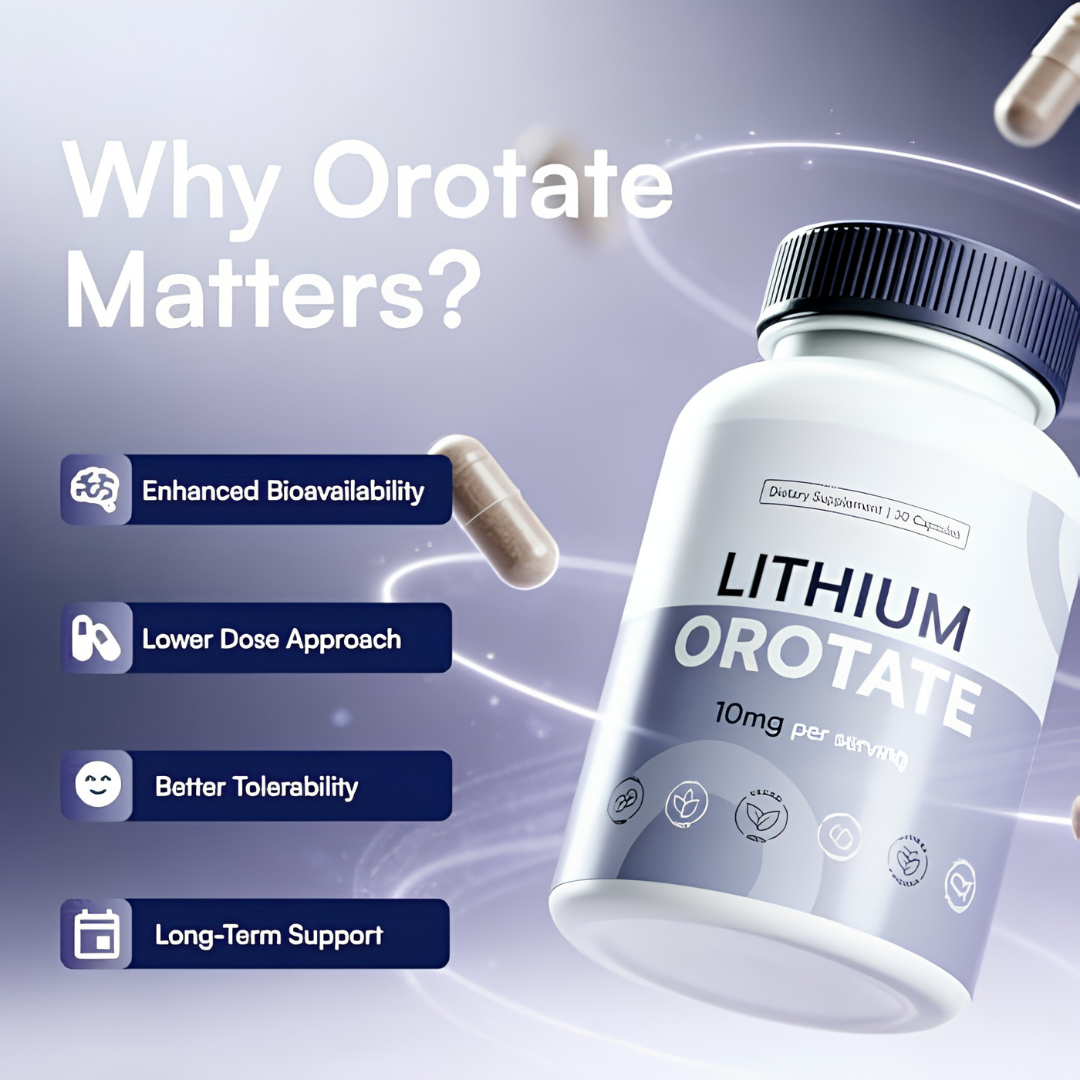 Lithium Orotate - Mood, Function, and Clarity Support