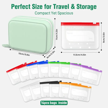 Asene™ Waterproof Color-Coded Travel Pouch