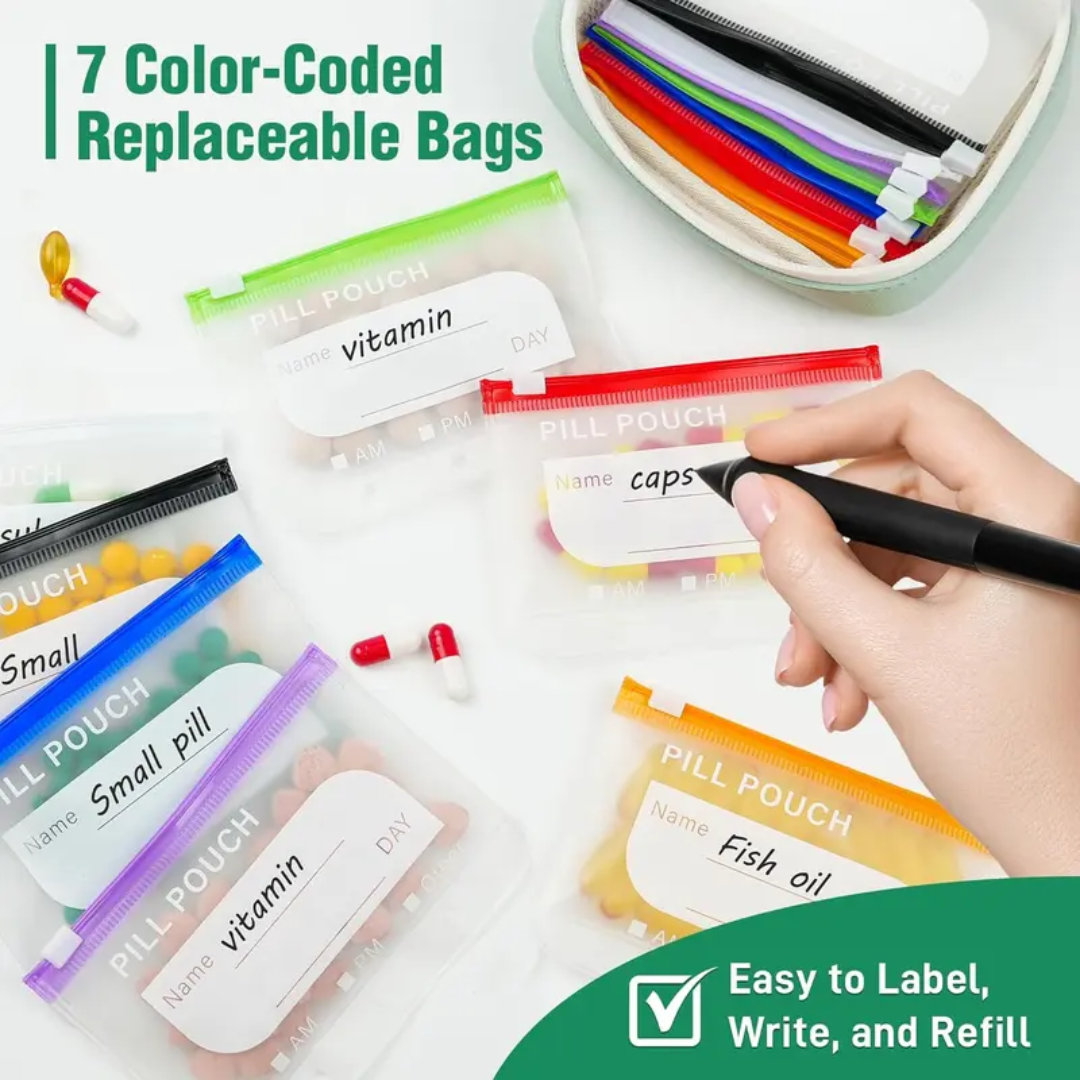 Asene™ Waterproof Color-Coded Travel Pouch
